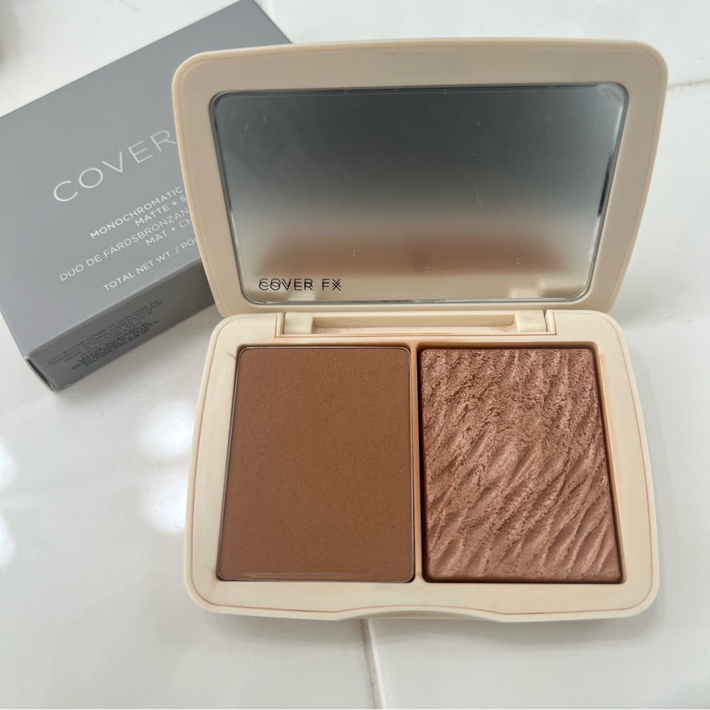 Cover FX Duo Bronzer glow duo in sun kissed